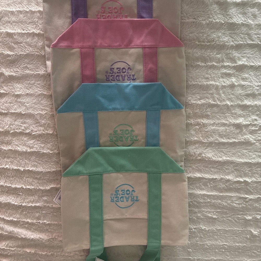 Trader Joe’s Mini Totes All 4 Colors